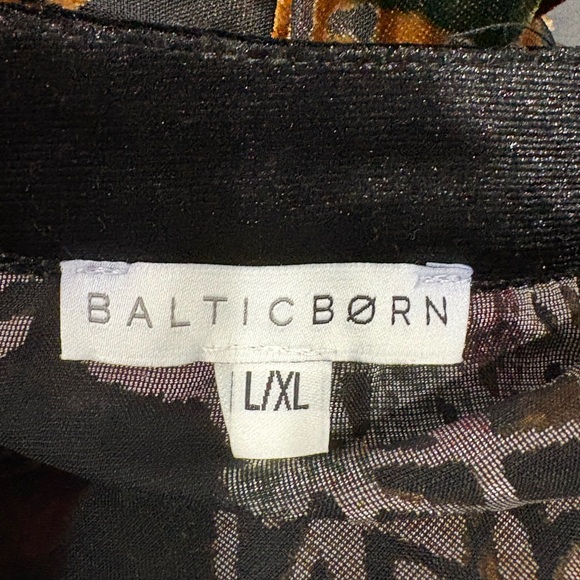 Baltic Born Velvet Kimono with Floral Design Size L/XL - Picture 7 of 10